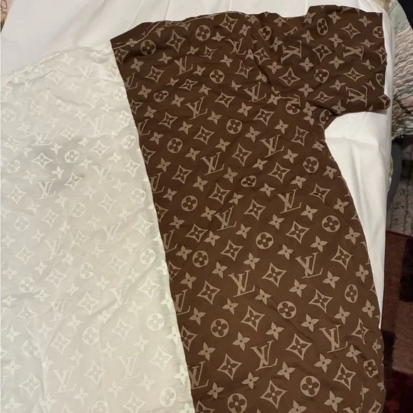 Kids Brown and White Designer Pajamas